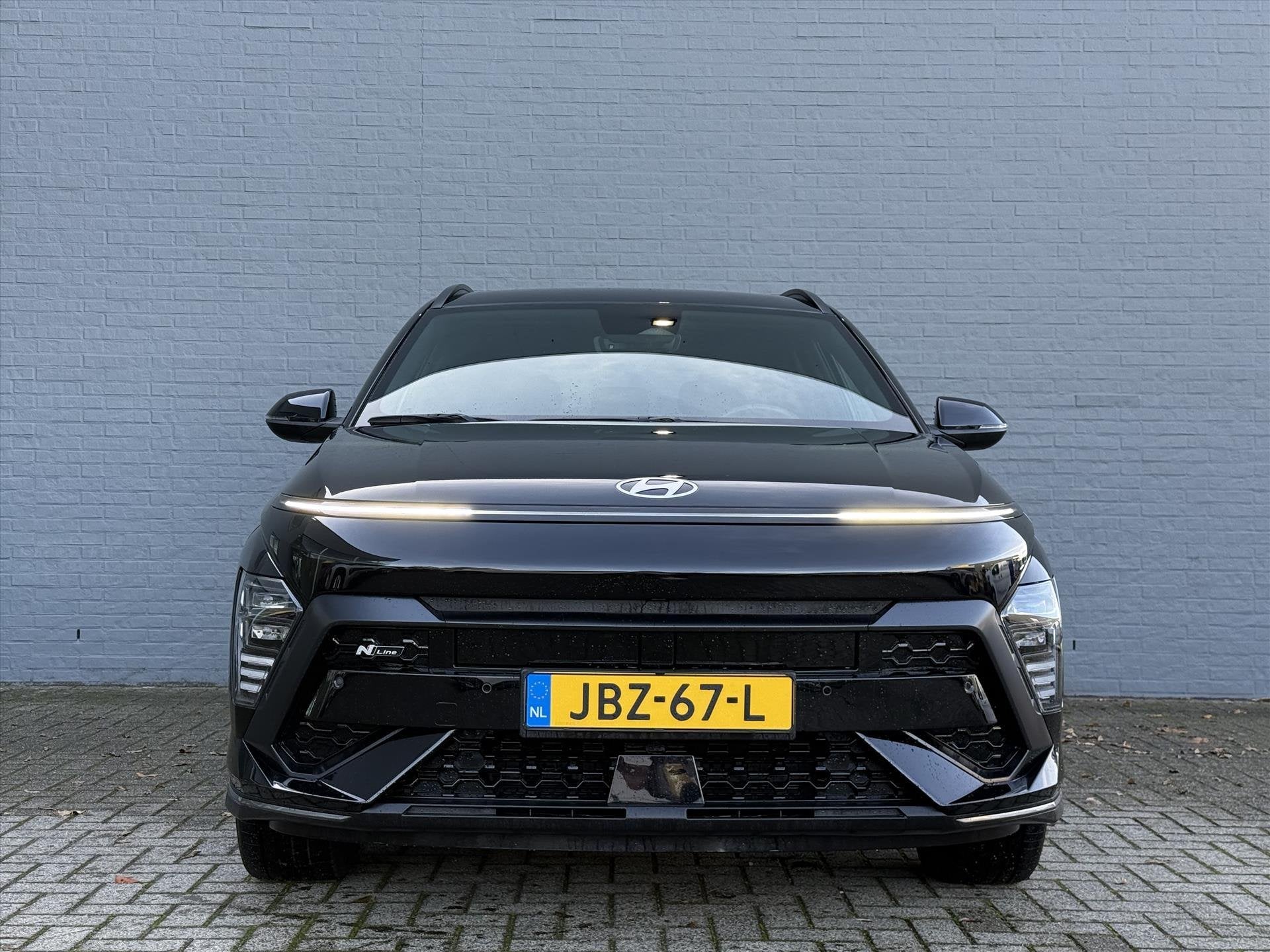 Hyundai Kona 1.6 GDI HEV 141pk DCT N-Line Edition | | Naviga, Auto's, Stof, Gebruikt, 2 kWh, Zwart