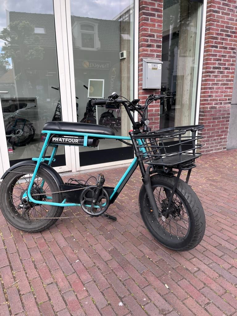 Phatfour Fatbike - Stoere E-bike met Mand, Ophalen of Verzenden, Zo goed als nieuw