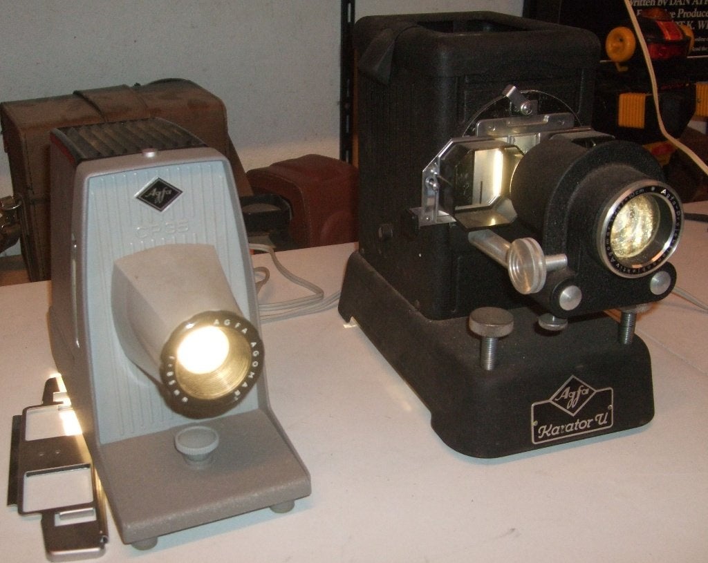 Agfa diaprojectors Karator U en CP 35, Ophalen of Verzenden