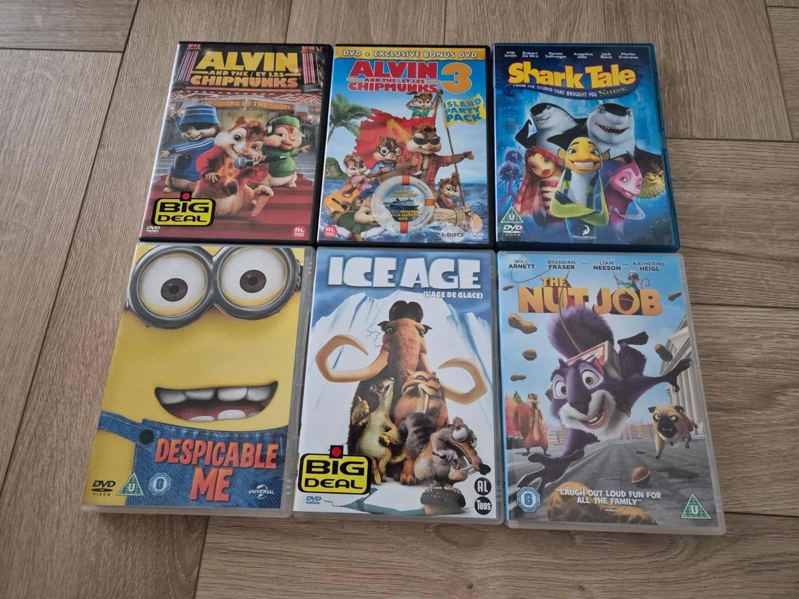 Animatie DVD Collectie: Minions, Ice Age, Alvin Chipmunks, Animatie, Verzamelbox, Alle leeftijden, Nederlands
