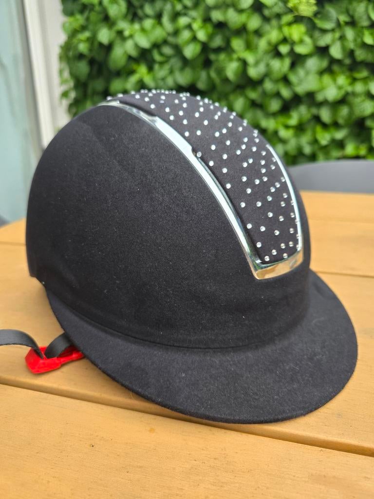 Horze Equestrian paardrijcap maat M (55-57 centimeter), Dieren en Toebehoren, Ophalen, Zo goed als nieuw, Cap, Kinderen