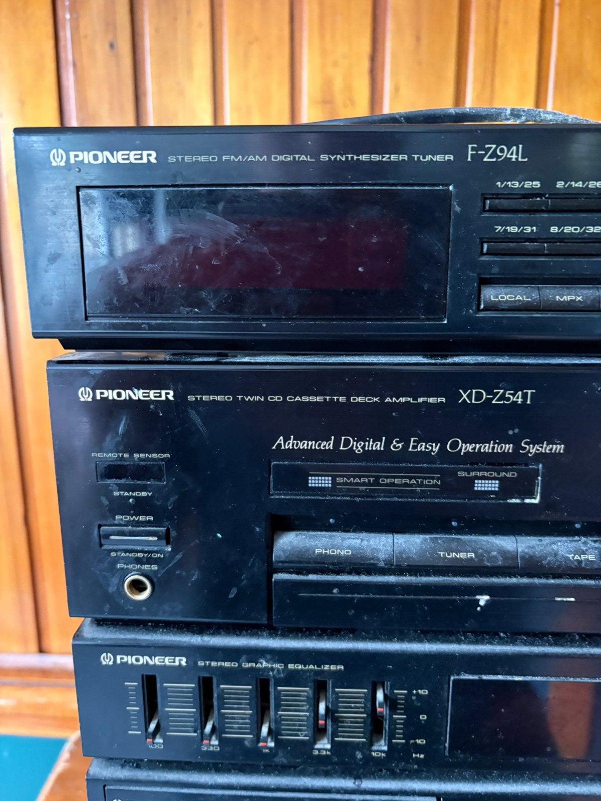 Pioneer Stereoset - Tuner, CD, Cassette, Equalizer, Audio, Tv en Foto, Stereo-sets, Ophalen, Gebruikt, Cassettedeck, Losse componenten