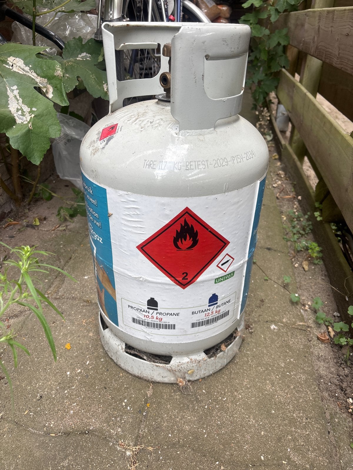 Volle gasfleskg / 12,5 kg), Ophalen, Nieuw