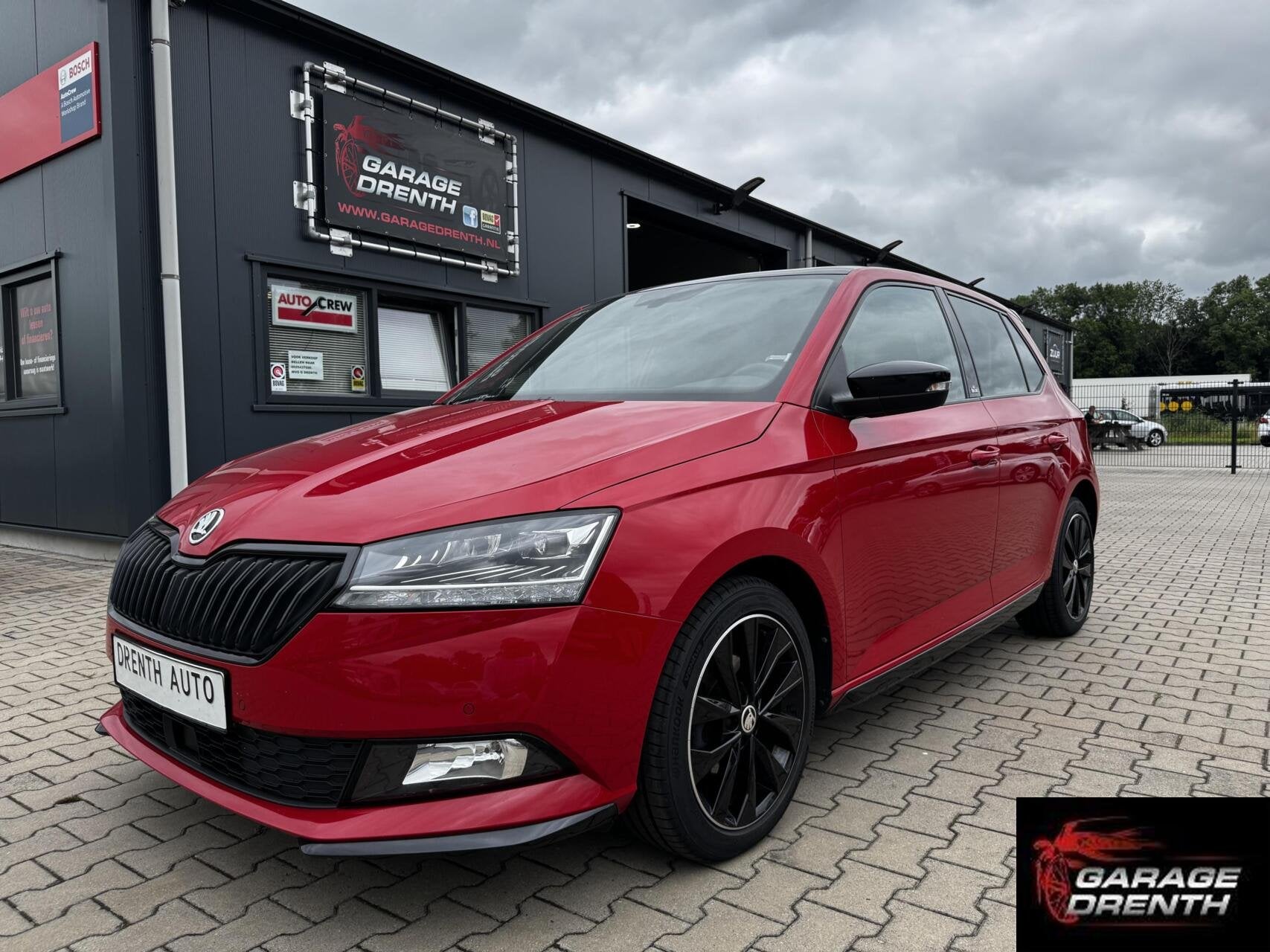 Skoda Fabia 1.0 TSI 70KW Monte Carlo Panoramisch dak, Auto's, Voorwielaandrijving, Stof, Gebruikt, Zwart
