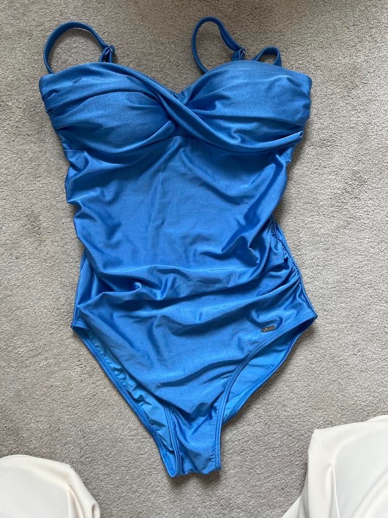 Cyell Blauw Badpak - nieuwstaat, maat 38 B, Kleding | Dames, Badmode en Zwemkleding, Ophalen of Verzenden, Zo goed als nieuw, Blauw