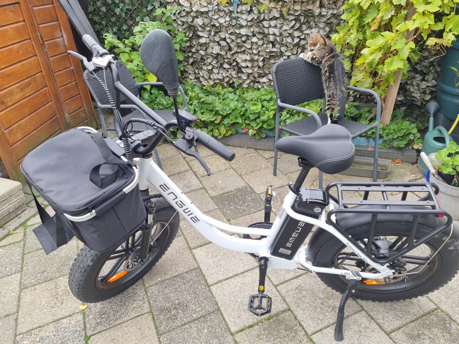 Engwe elektrische fatbike - Zo goed als nieuw, Zo goed als nieuw, Minder dan 47 cm, 50 km per accu of meer, Ophalen