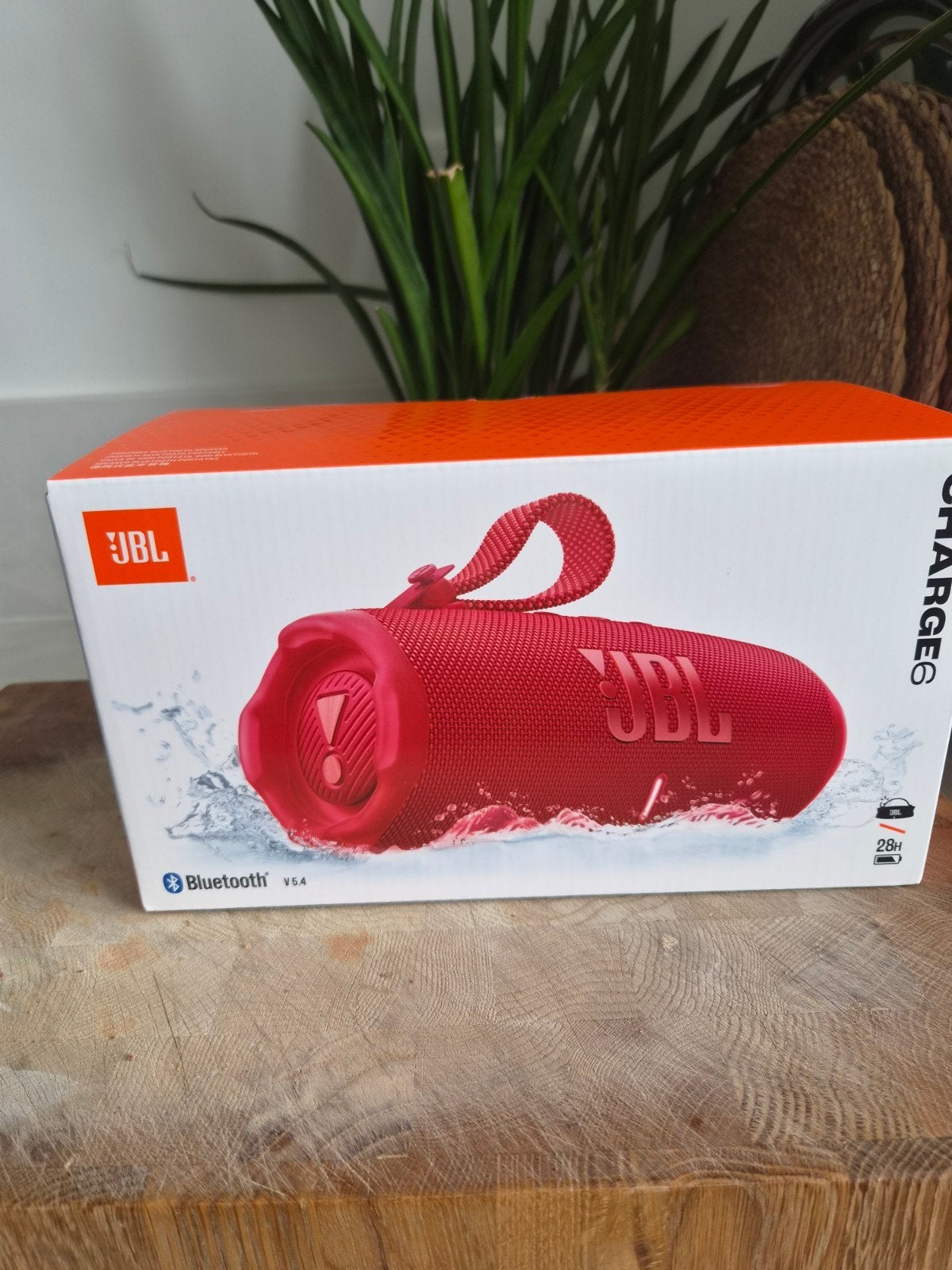 JBL Charge 6 Draagbare Bluetooth Speaker Rood, JBL, Nieuw, Ophalen of Verzenden, Draagbare speaker