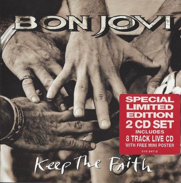 Bon Jovi – Keep The Faith 2XCD, Verzenden, Zo goed als nieuw, Pop, Album