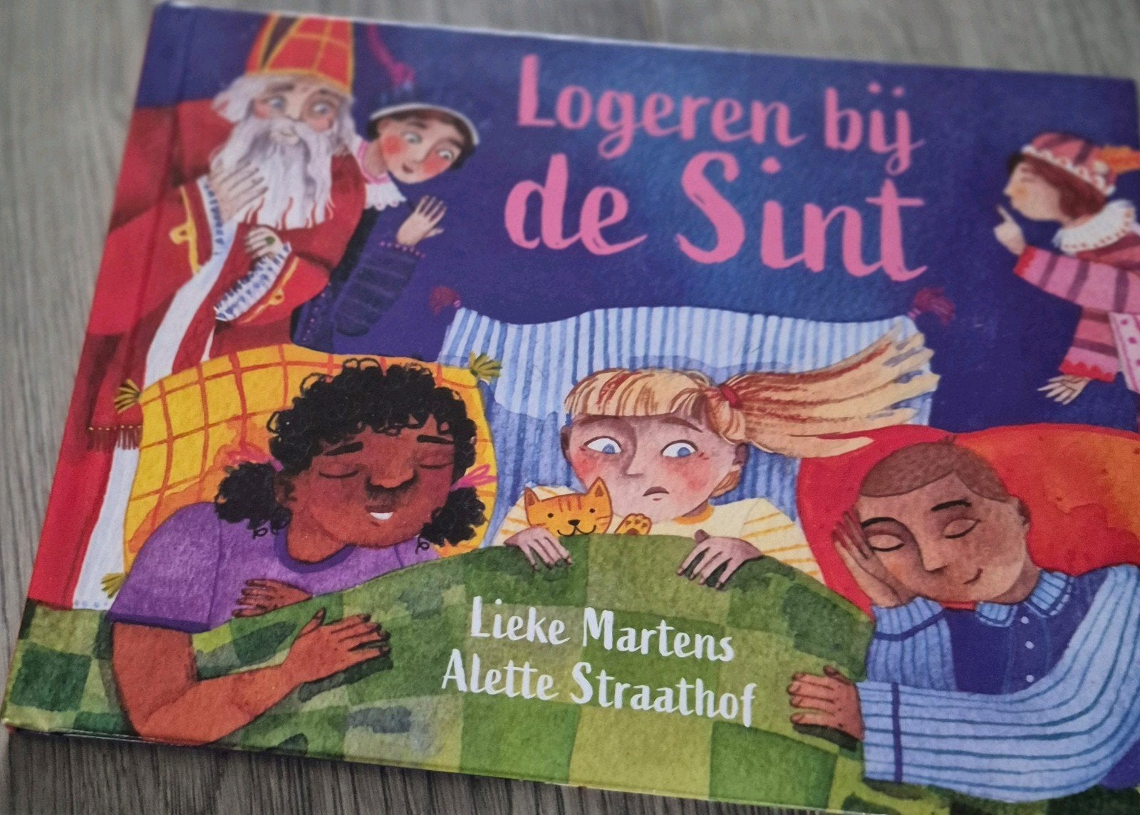Logeren bij de Sint - Kinderboek Sinterklaas, Ophalen, Zo goed als nieuw, Lieke Martens, Alette Straathof, Fictie algemeen