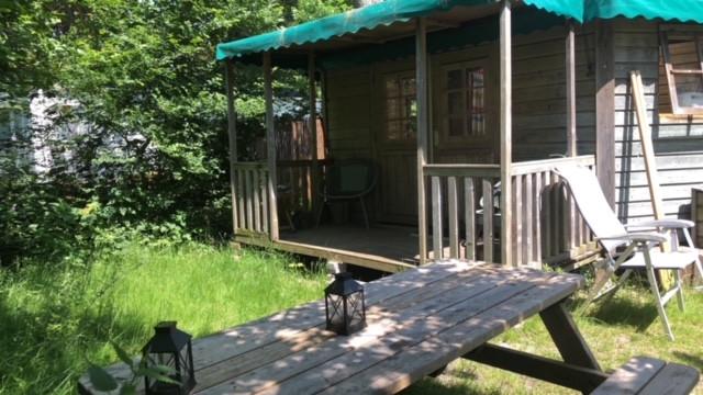 te huur heerlijke kampeerbungalow rand camping Bakkum