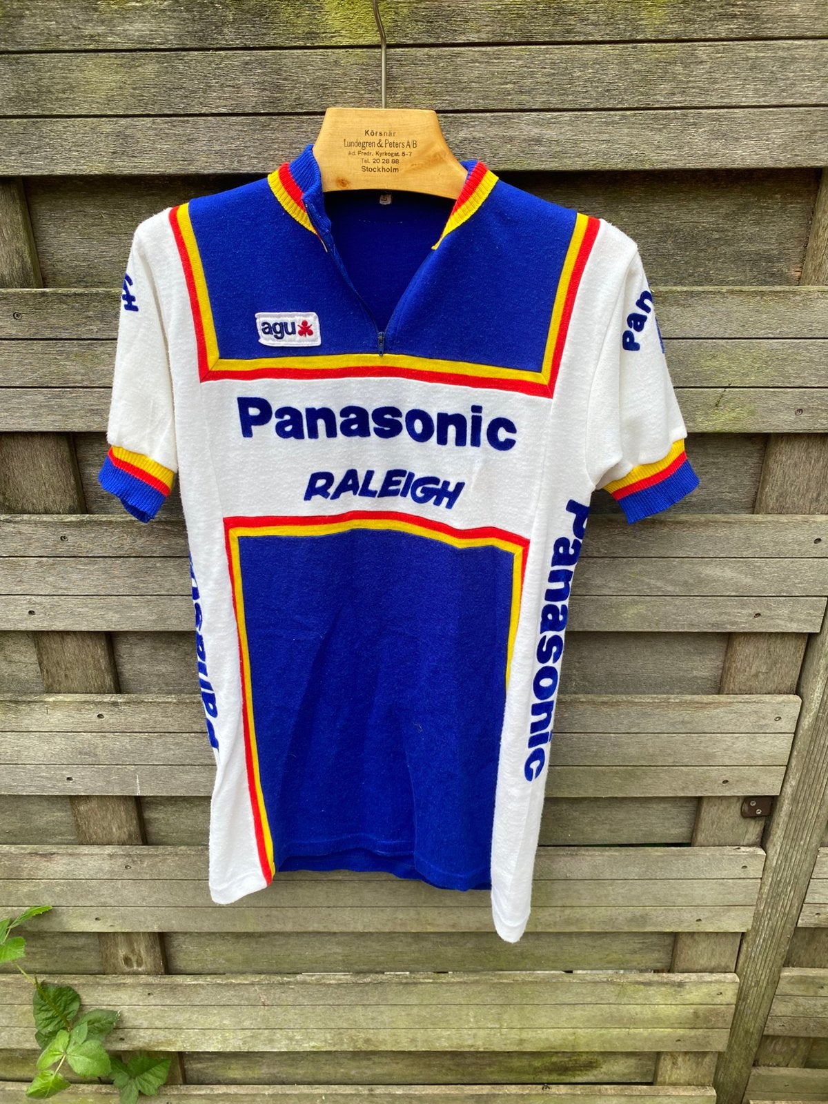 Raleigh Panasonic Ploeg Shirt - Vintage Wielershirt, Fietsen en Brommers, Gebruikt, Heren, Overige maten, Ophalen of Verzenden