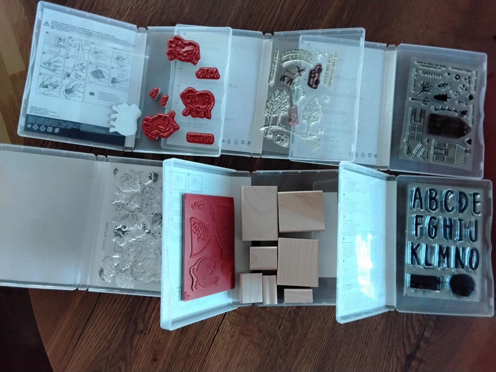 Stempelsets: Counting Sheep, Hand-Penned Petals en meer, Hobby en Vrije tijd, Stempelen, Ophalen of Verzenden, Gebruikt, Clearstamp