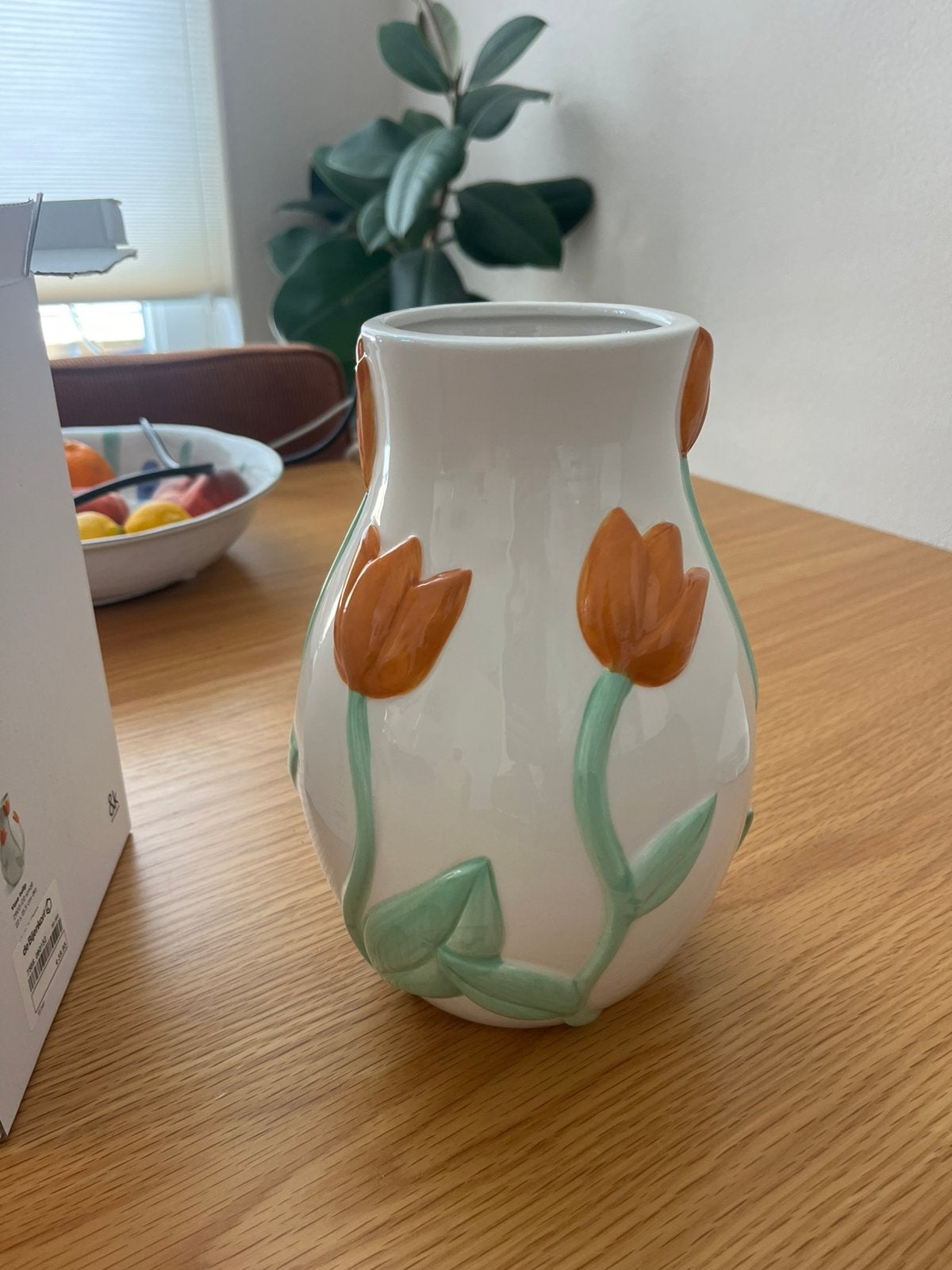 &Klevering vaas nieuw, Ophalen of Verzenden, Nieuw, Steen/keramiek, 20 cm