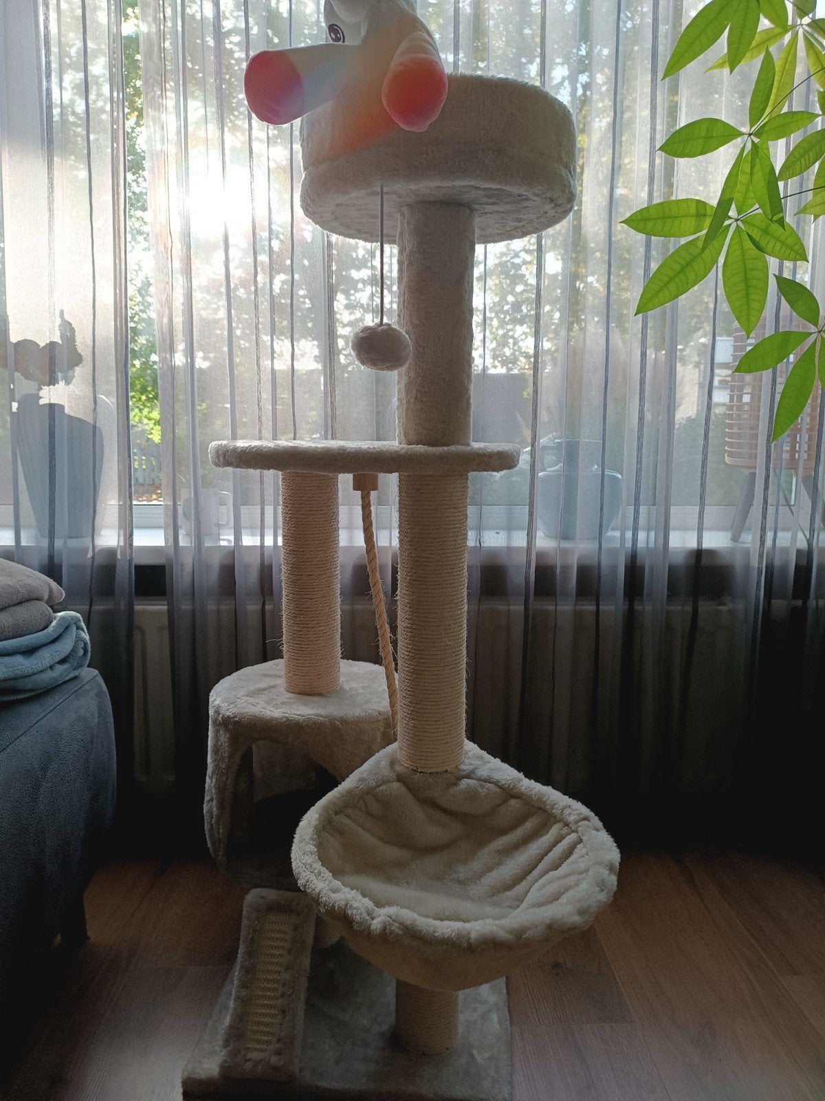 nette krabpaal, nog nooit gebruikt, kleur beige hoogte 115cm, Ophalen of Verzenden, Nieuw