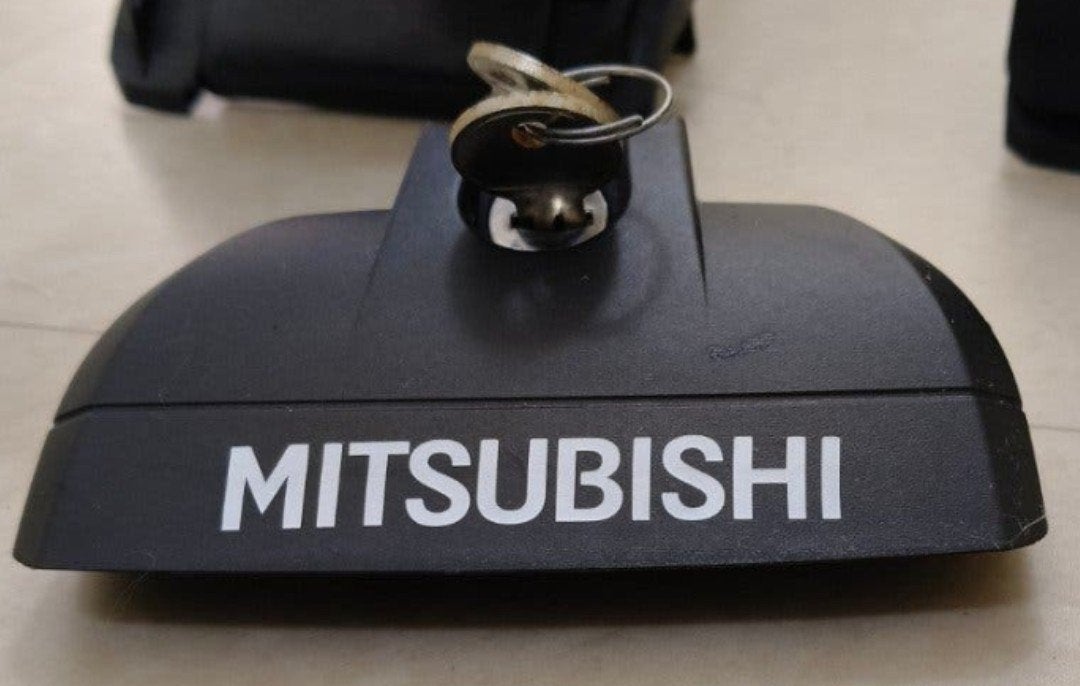 orginele Mitsubishi Outlander eclips cross dakdragers kapjes, Ophalen of Verzenden, Zo goed als nieuw
