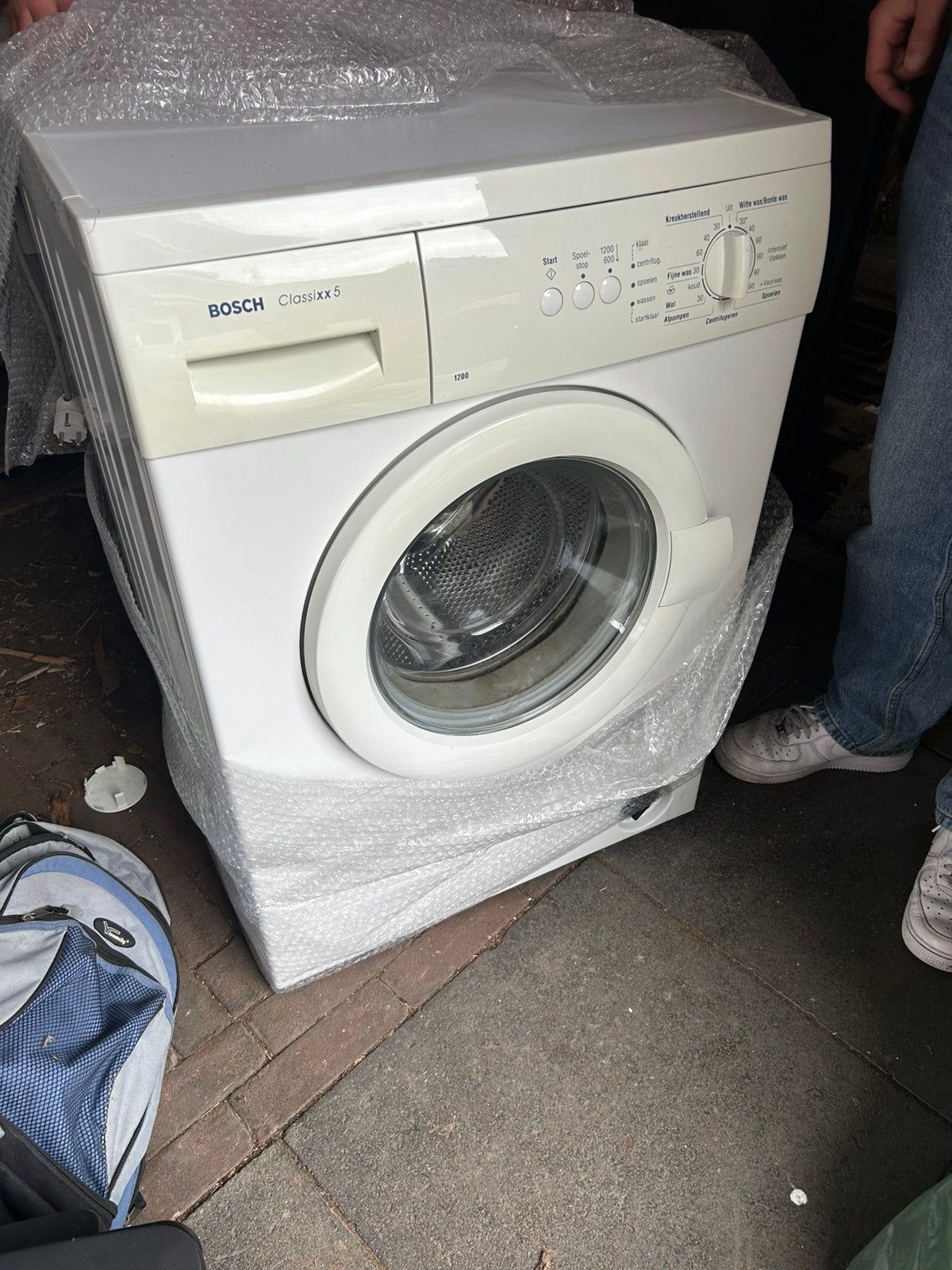 Wasmachine Bosch classixx 5, Ophalen, Gebruikt, 1200 tot 1600 toeren, 85 tot 90 cm