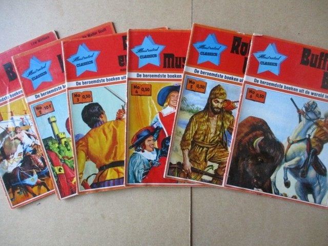 w0515 illustrated classics gulf 1 t/m 6, Boeken, Stripboeken, Meerdere stripboeken, Ophalen, Gelezen