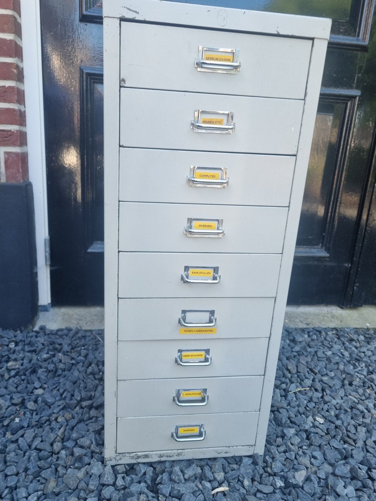 Professionele metalen Ladenkast.
85 x 35 x 46 diep., Ophalen, Minder dan 50 cm, 5 laden of meer, Zo goed als nieuw