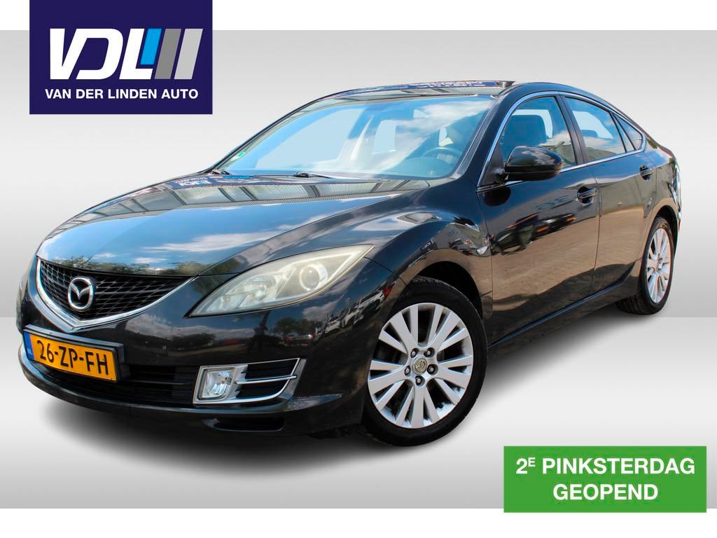 Mazda 6 2.0 S-VT Touring NIEUWE APK Lichtmetalen velgen 17",, Voorwielaandrijving, Stof, Gebruikt, 4 cilinders