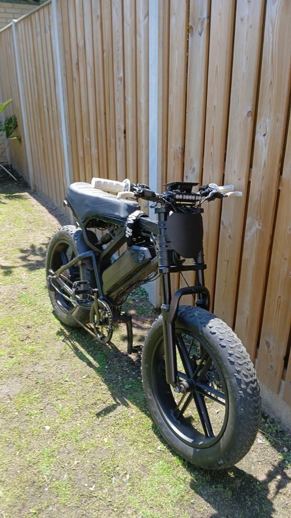 Custom fatbike v20 zwart wit, Ophalen, Overige typen
