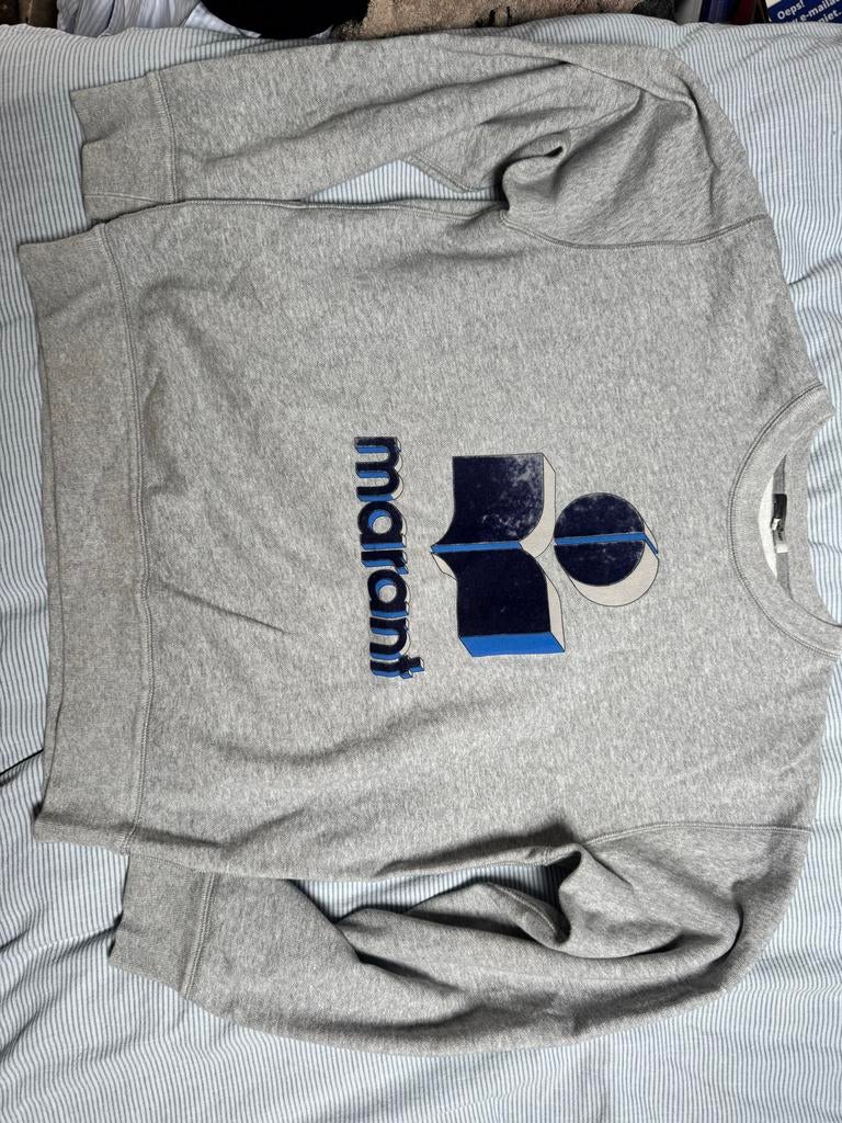 Isabel Marant sweater - Maat M (valt oversized), Ophalen of Verzenden, Gedragen, Grijs