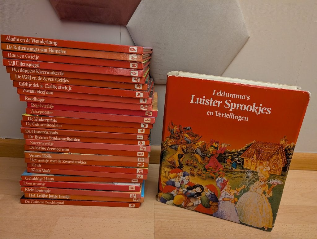 Lekturama Luistersprookjes: 26 boeken met bandjes in box, Boeken, Sprookjes en Fabels, Ophalen, Gelezen
