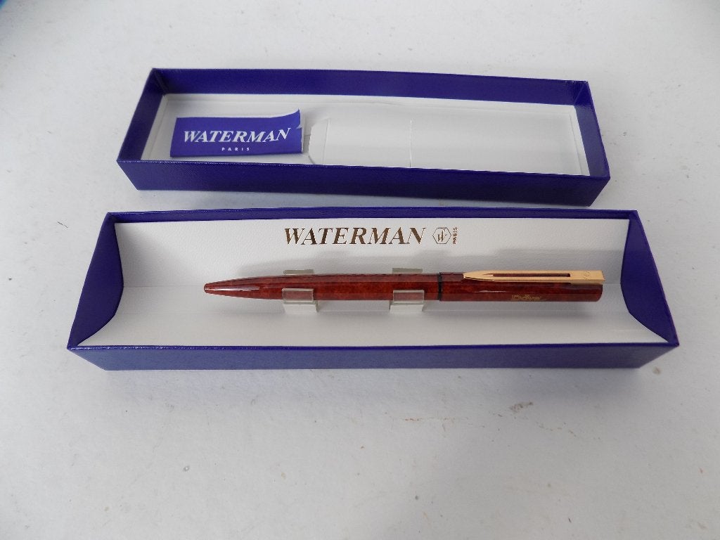 Waterman balpen marble bruin, Ophalen of Verzenden, Nieuw