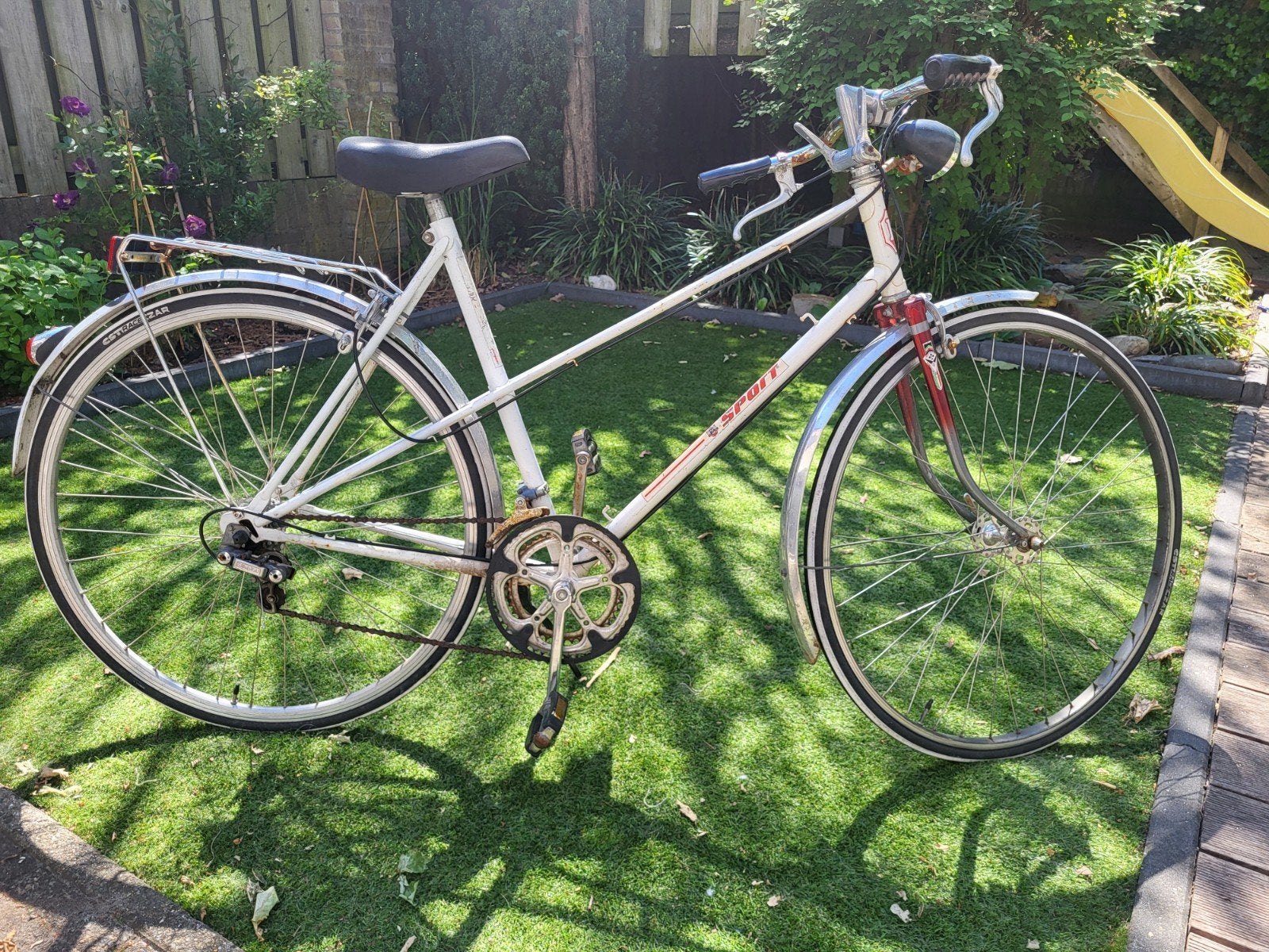 klassieke race fiets, Fietsen en Brommers, Minder dan 10 versnellingen, Gebruikt, Staal, Ophalen