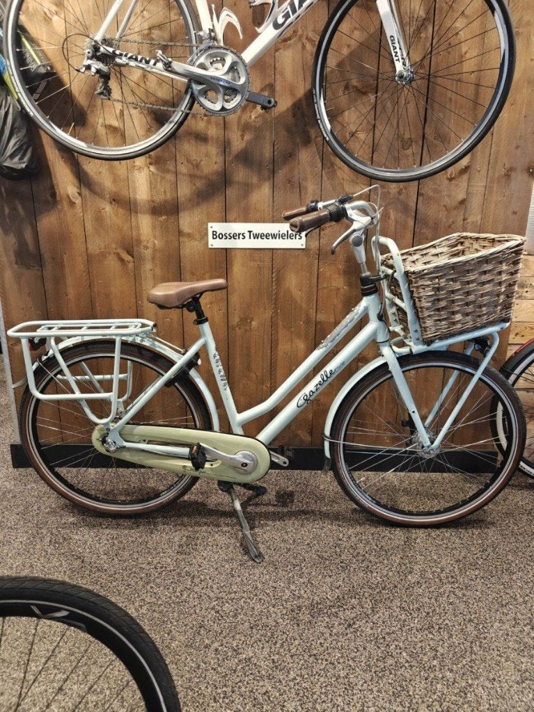 Gazelle Miss Grace Dames Ice blue 54cm handremmen, Fietsen en Brommers, Ophalen, Versnellingen, Gazelle, Trommelrem