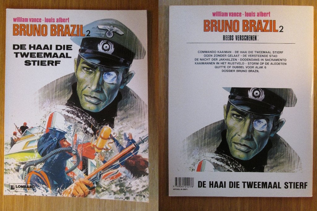 Bruno Brazil. de gehele reeks 1 t/m 10 (SC), Complete serie of reeks, Ophalen of Verzenden, Zo goed als nieuw, William Vance, Louis Albert