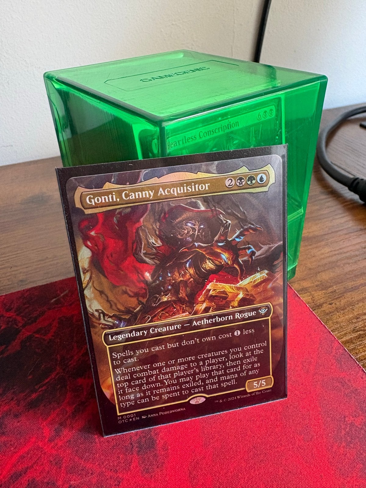 Magic: The Gathering - Grand Larceny Precon, Ophalen of Verzenden, Zo goed als nieuw, Losse kaart