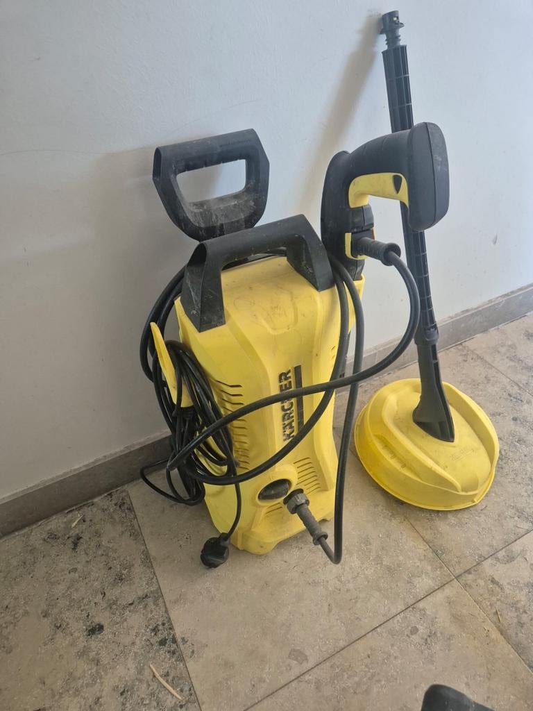 Karcher hogedrukreiniger met terrasreiniger, Tuin en Terras, Hogedrukreinigers, Gebruikt, Elektrisch, Ophalen of Verzenden