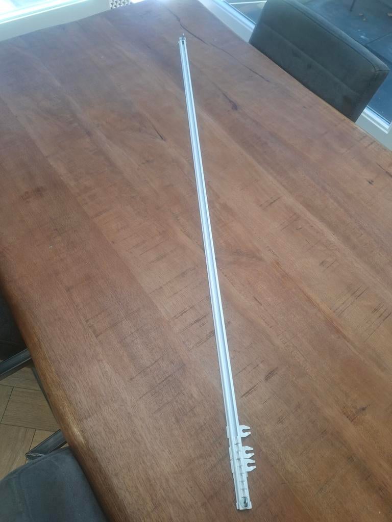 Gordijnrail / Gordijnroede - Wit, 118 cm, Ophalen, Gebruikt, Wit