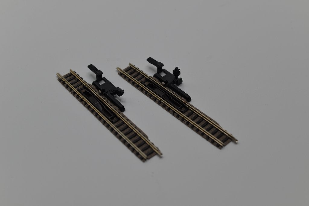 2X Fleischmann Piccolo 9114 Onkoppelrails, Gebruikt, -, -, Rails