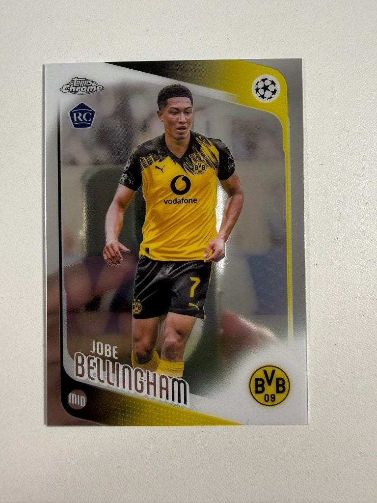 5 Jobe Bellingham RC Topps Chrome 2025-26, Ophalen of Verzenden, Nieuw, Buitenlandse clubs, Poster, Plaatje of Sticker