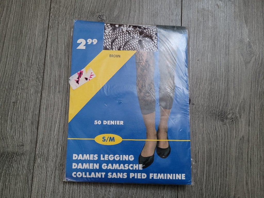 ZEEMAN bruine panty legging 50 den maat S/M *nieuw* ~ MM0804, Maat 36/38 (S), Bruin, Zeeman, Nieuw