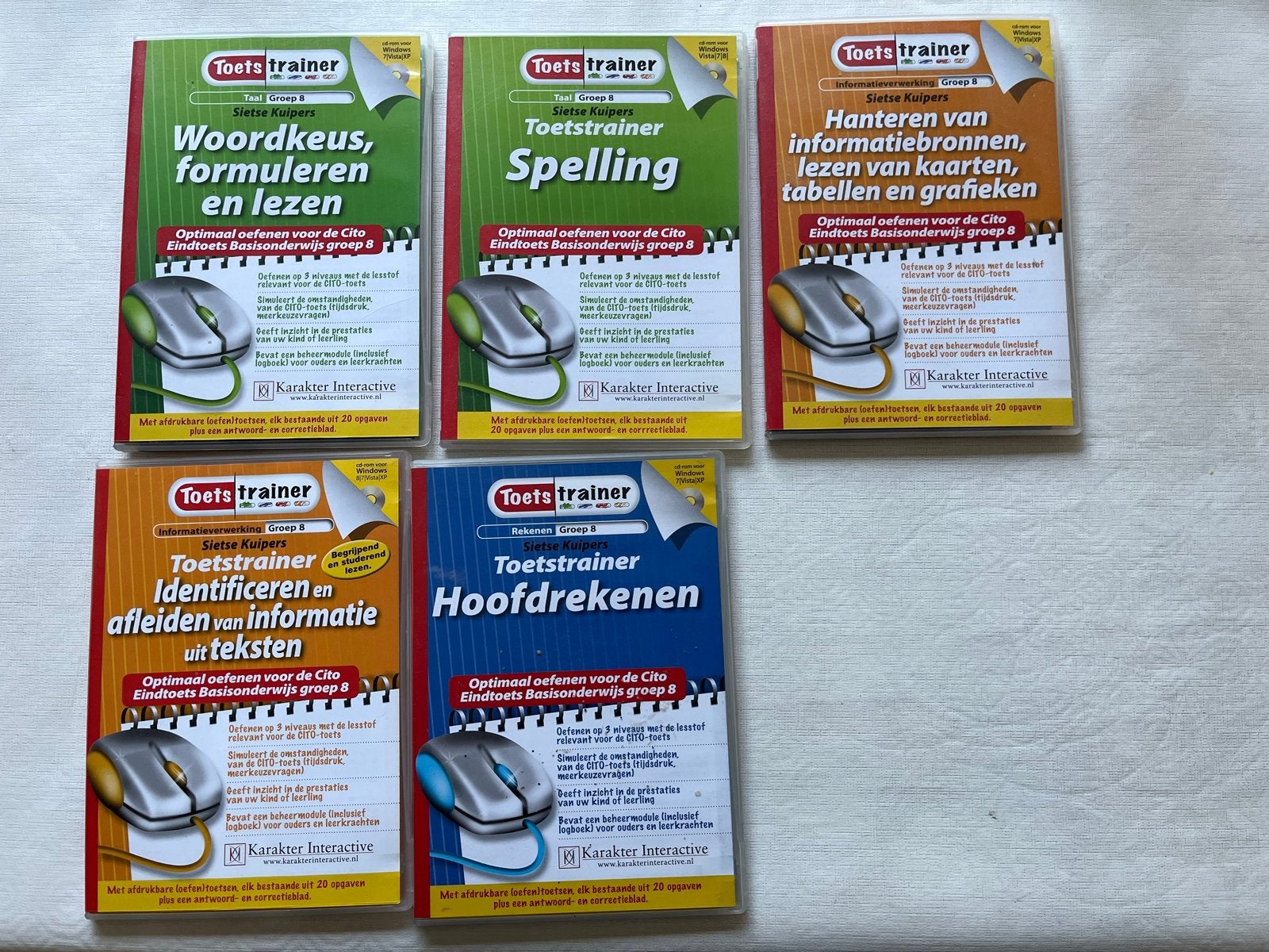 Toetstrainer Cito Eindtoets Basisonderwijs Groep 8, Ophalen of Verzenden, Zo goed als nieuw