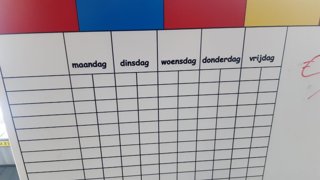 Planbord memobord verrijdbaar, Ophalen, Info@tommysmit.nl, Gebruikt, 7008AR
