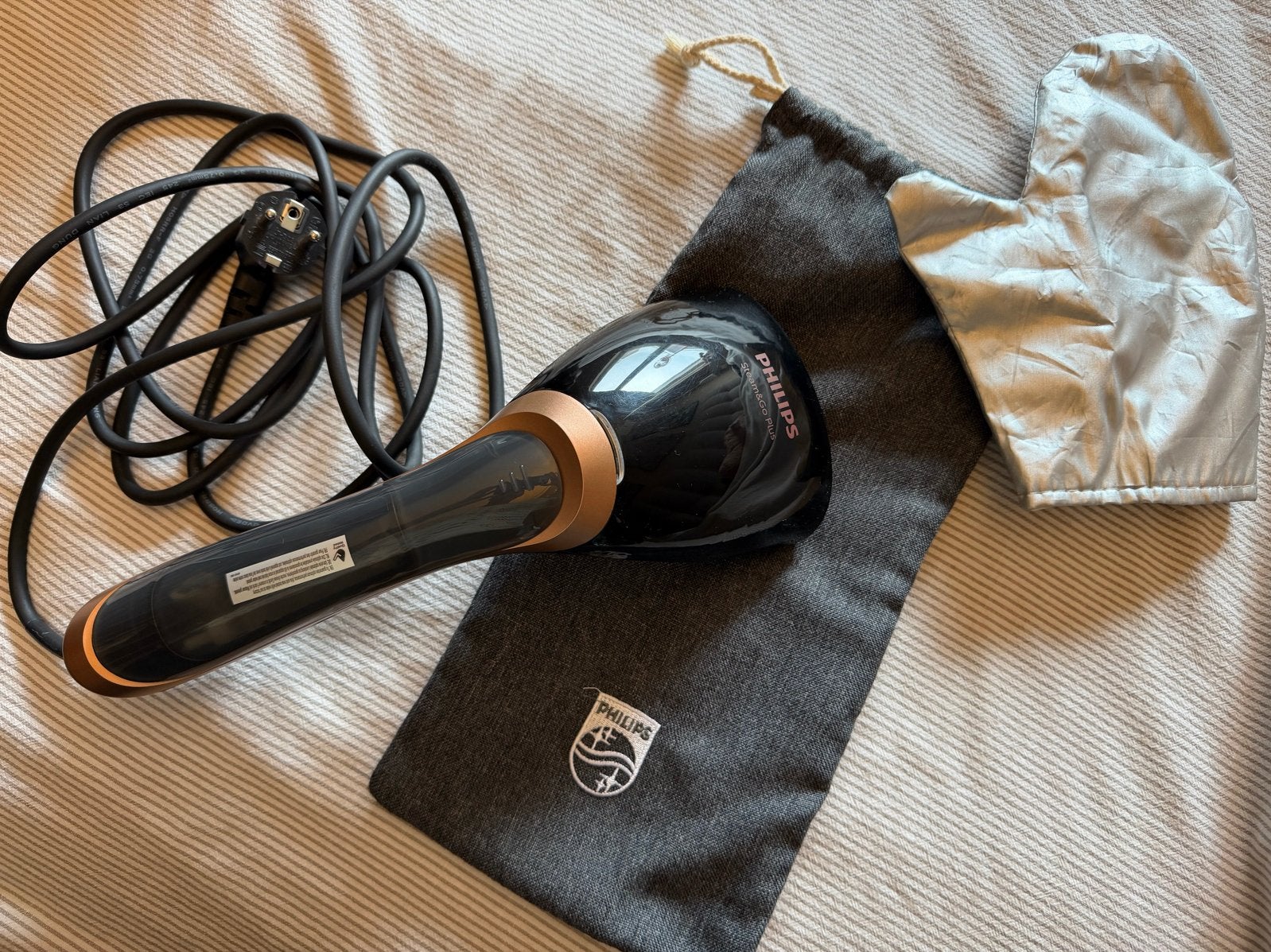 Philips Steam&Go Plus Handstomer - Zo goed als nieuw, Ophalen of Verzenden, Zo goed als nieuw, Strijkijzer met snoer