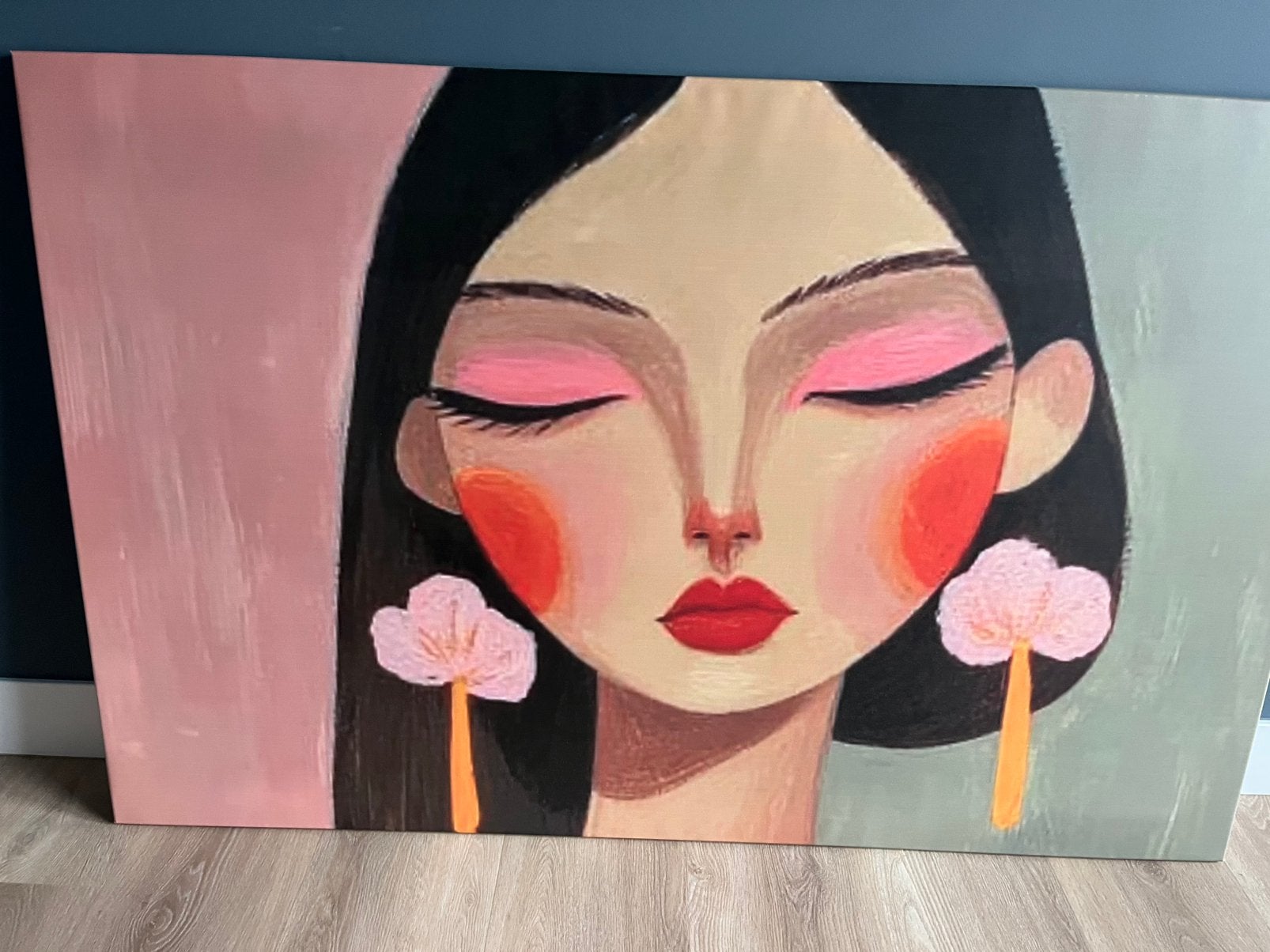 Canvas schilderij Carla van Iersel, Ophalen