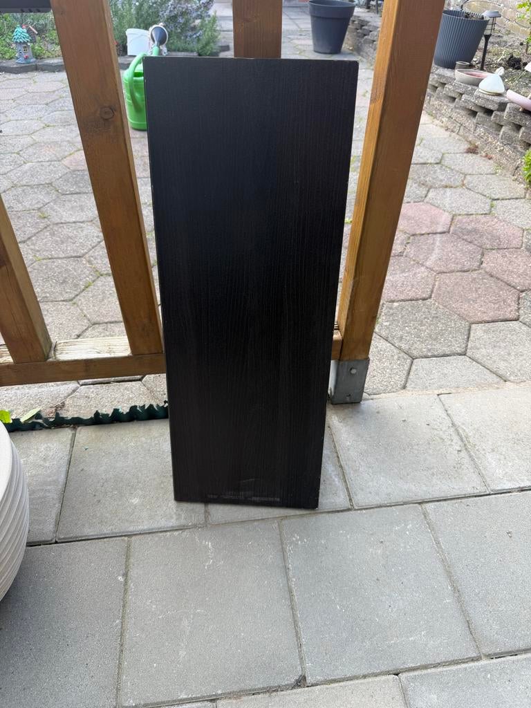 Zwarte stellingkast plank van Ikea, Ophalen of Verzenden, Gebruikt