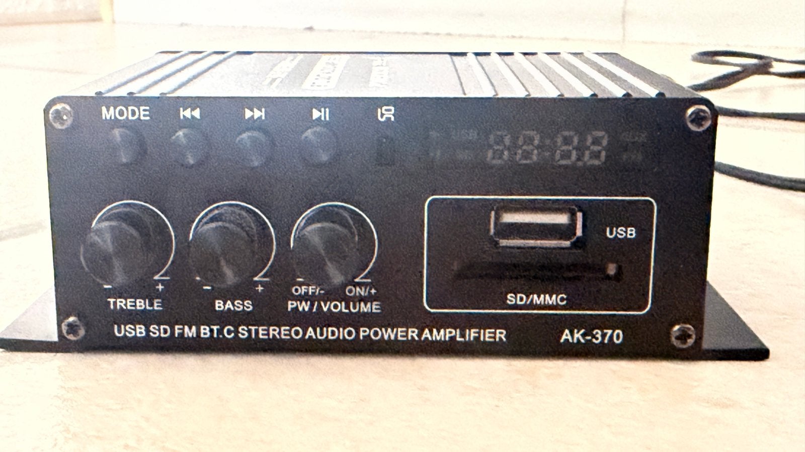 Mini HiFi Stereo Audio Versterker met Bluetooth, Overige merken, Ophalen of Verzenden, Zo goed als nieuw, Minder dan 60 watt