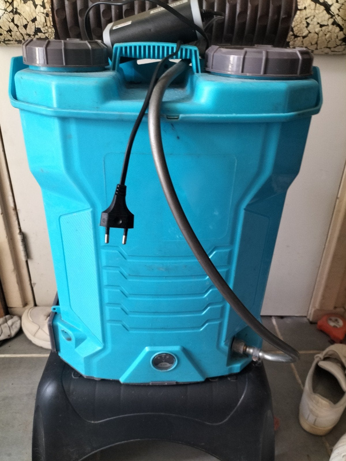 Elektrische Rugspuit / Drukspuit - Blauw, Ophalen, Gebruikt