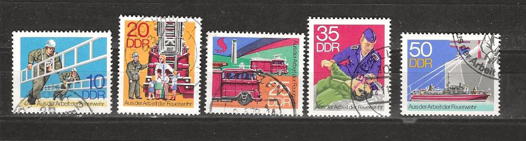 DDR 2276-2280, Ophalen of Verzenden, DDR, Gestempeld