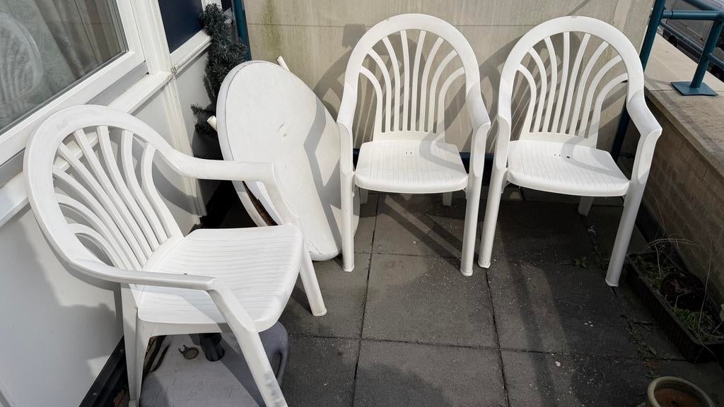 Tuinstoelen Hartman, Ophalen of Verzenden, Gebruikt, Kunststof