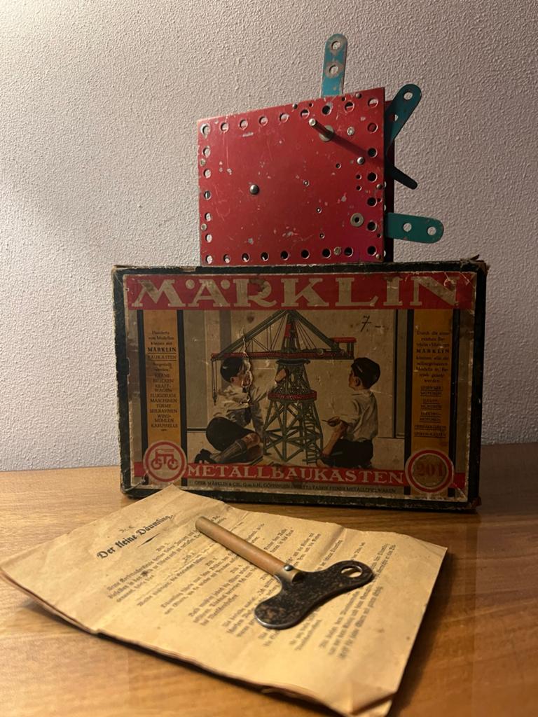 Vintage Märklin Metallbaukasten 201 - Jaren '30, Ophalen of Verzenden, Gebruikt, Overige merken