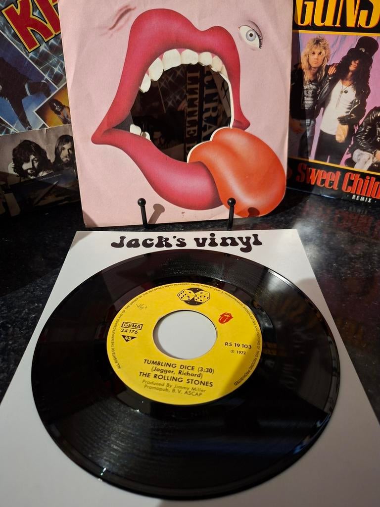 The Rolling Stones - Tumbling Dice 7 inch vinyl single 1972, Cd's en Dvd's, Vinyl | Rock, Ophalen of Verzenden, Gebruikt, Overige formaten