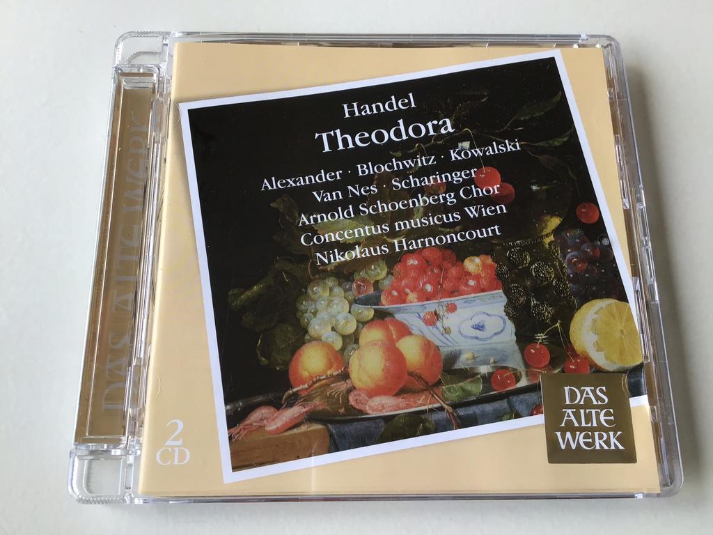 Handel Theodora concertos musica Wien / Harnoncourt 2CD SET, Ophalen of Verzenden, Barok, Zo goed als nieuw, Orkest of Ballet