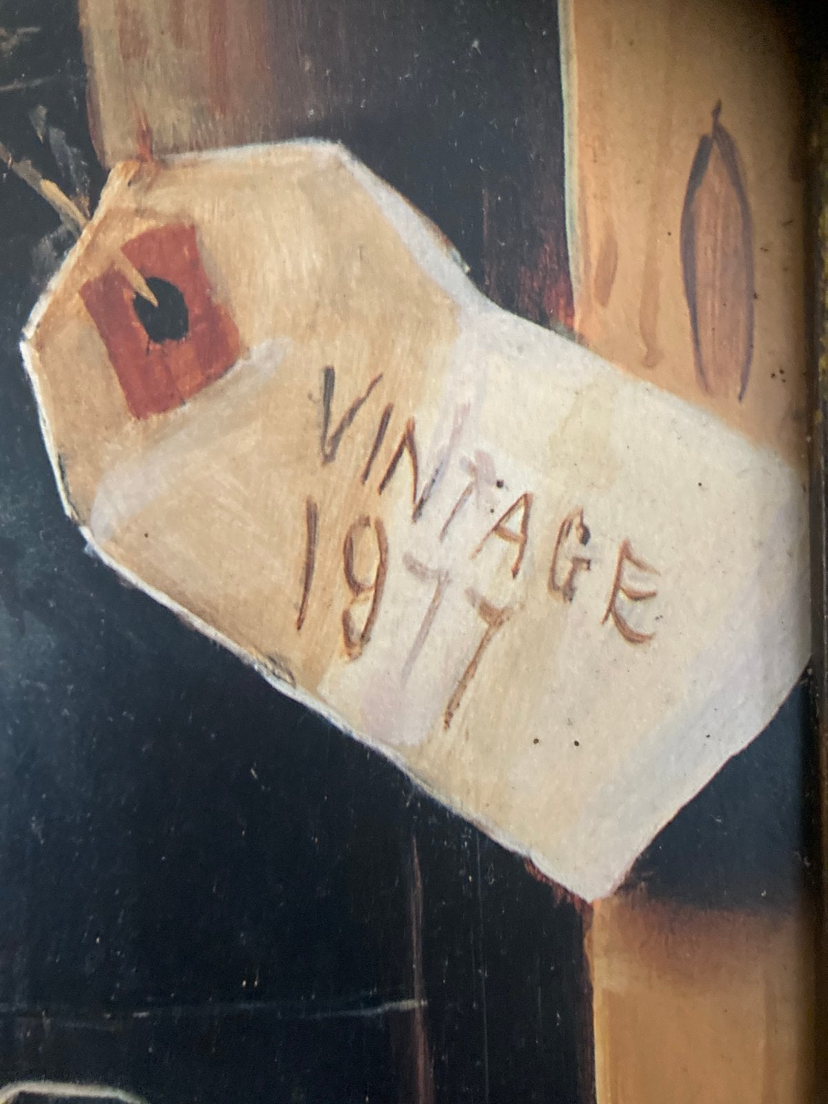 Print wijn vintage in lijst, Ophalen, Zo goed als nieuw, Print