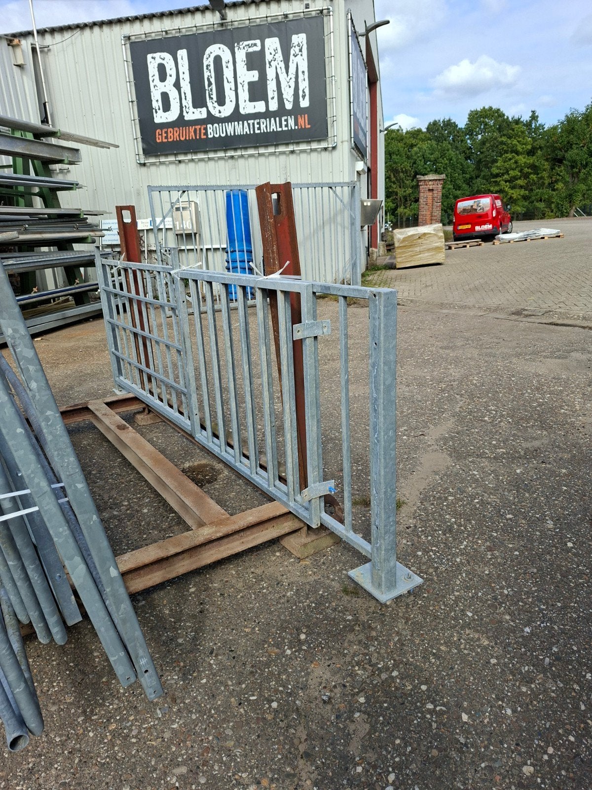 Balustrades, Bordes hekwerk, Afzetting, Vluchttrappen,, Ophalen, Gebruikt, IJzer, Overige typen